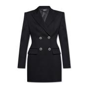 Jurk met uitsnijding aan de achterkant Versace , Black , Dames