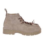 Bruine Platte Schoenen Panchic , Brown , Dames