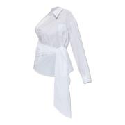 Overhemd met zak Moschino , White , Dames