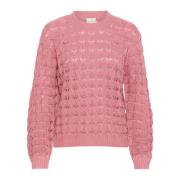 Gebreide Pullover in Mesa Rose Kaffe , Pink , Dames