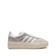 Grijze Sneakers 3-Stripes Logo Platform Adidas , Gray , Dames