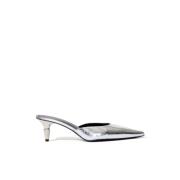 Zilveren Spike Mule Sandaal Puntige Hak Proenza Schouler , Gray , Dame...