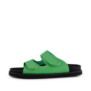 Fern sandal leer - Groen Shoe the Bear , Green , Dames