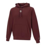 Bordeaux Katoenen Sweatshirt met Capuchon Lacoste , Red , Heren