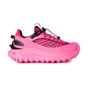 Roze Trailgrip Lage Sneakers Moncler , Pink , Dames