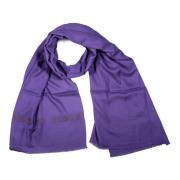 Sjaal Halsdoek Stola met geborduurd Logo Philipp Plein , Purple , Dame...