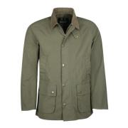 Casual Olijfkleurige Jas Barbour , Green , Heren