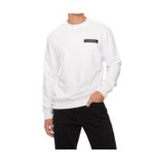 Stijlvolle Sweatshirt voor Mannen John Richmond , White , Heren