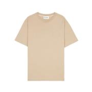 Geborduurd Europa T-shirt in Zand Études , Beige , Heren