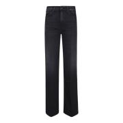 Grijze Denim Jeans Gemaakt in de VS Mother , Gray , Dames