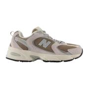 Grijze Lifestyle Suede-Mesh Sneakers New Balance , Multicolor , Dames