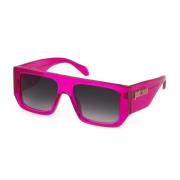 Multicolor Acetaat Zonnebril met Roze Wijzerplaat Just Cavalli , Pink ...