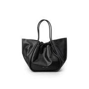 Zwarte leren tas Proenza Schouler , Black , Dames