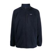 Navy Blauwe Fleece Jas Patagonia , Blue , Heren