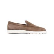 Bruine Suède Loafers Stijlvolle Comfortabele Schoenen Tod's , Brown , ...