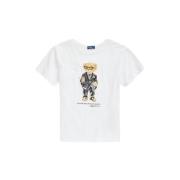 Polo Bear Jersey T-shirt Polo Ralph Lauren , White , Dames