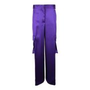 Broek Versace , Purple , Dames