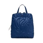 Blauwe Polyurethaan Rugzak met Strak Ontwerp Desigual , Blue , Dames