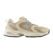 Beige Suede-Mesh Lifestyle Sneakers New Balance , Beige , Dames