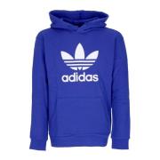 Blauwe Lichtgewicht Hoodie met Logo Adidas , Blue , Heren