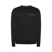 Heren Katoenen Regular Fit Sweatshirt Tommy Hilfiger , Black , Heren