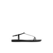 Leren sandalen Jil Sander , Black , Dames