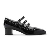 Zwarte Lakleren Pumps Carel , Black , Dames