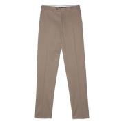 Katoenen broek met zij- en achterzakken Canali , Beige , Heren