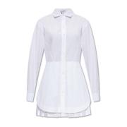 Jurk met geplooide achterkant Alaïa , White , Dames