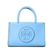 Ella Mini Bio Tote Tas Tory Burch , Blue , Dames