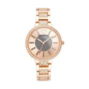 Roze Metalen Analoge Quartz Horloge Juicy Couture , Yellow , Dames