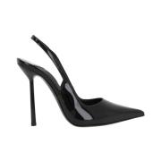 Zwarte Lakleren Stiletto Hakken Le Silla , Black , Dames