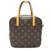 Pre-owned Canvas handbags Louis Vuitton Vintage , Brown , Dames