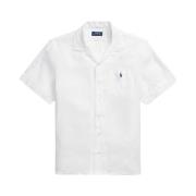 Casual Katoenen T-shirt Polo Ralph Lauren , White , Heren