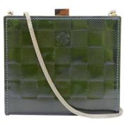 Pre-owned Leather crossbody-bags Louis Vuitton Vintage , Green , Dames