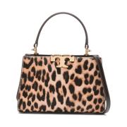 Dierenpatroon Schoudertas Tory Burch , Brown , Dames