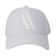 Zonneklep Katoenen Hoed Lente/Zomer Collectie Armani Exchange , White ...