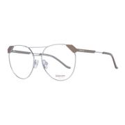 Zilveren Aviator Optische Frames met Demo Lenzen Ana Hickmann , Gray ,...