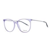 Paarse Ronde Acetaat Optische Frames voor Vrouwen Ana Hickmann , Purpl...