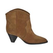 Leren Enkellaarzen Isabel Marant , Brown , Dames