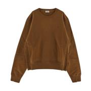 Katoenen Logo Sweatshirt Saint Laurent , Orange , Heren