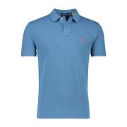 Blauw poloshirt met korte mouw Polo Ralph Lauren , Blue , Heren