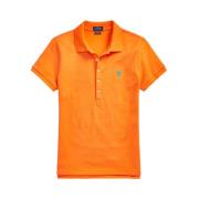 Casual T-shirt voor mannen Polo Ralph Lauren , Orange , Dames