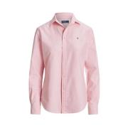 Klassieke Oxford Overhemd Roze Lange Mouw Polo Ralph Lauren , Pink , D...