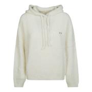 Boucle hoodie voor stijlvol comfort Sun68 , Beige , Dames