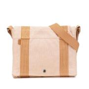 Pre-owned Canvas crossbody-bags Hermès Vintage , Beige , Dames