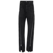 Katoenen broek met Bolan Banana-stijl Rick Owens , Black , Heren