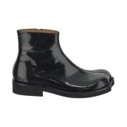 Leren enkellaarsjes MM6 Maison Margiela , Black , Heren