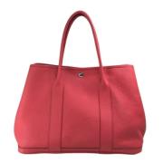 Pre-owned Leather shoulder-bags Hermès Vintage , Red , Dames