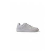 Moderne witte polyester sneakers Emporio Armani EA7 , White , Heren